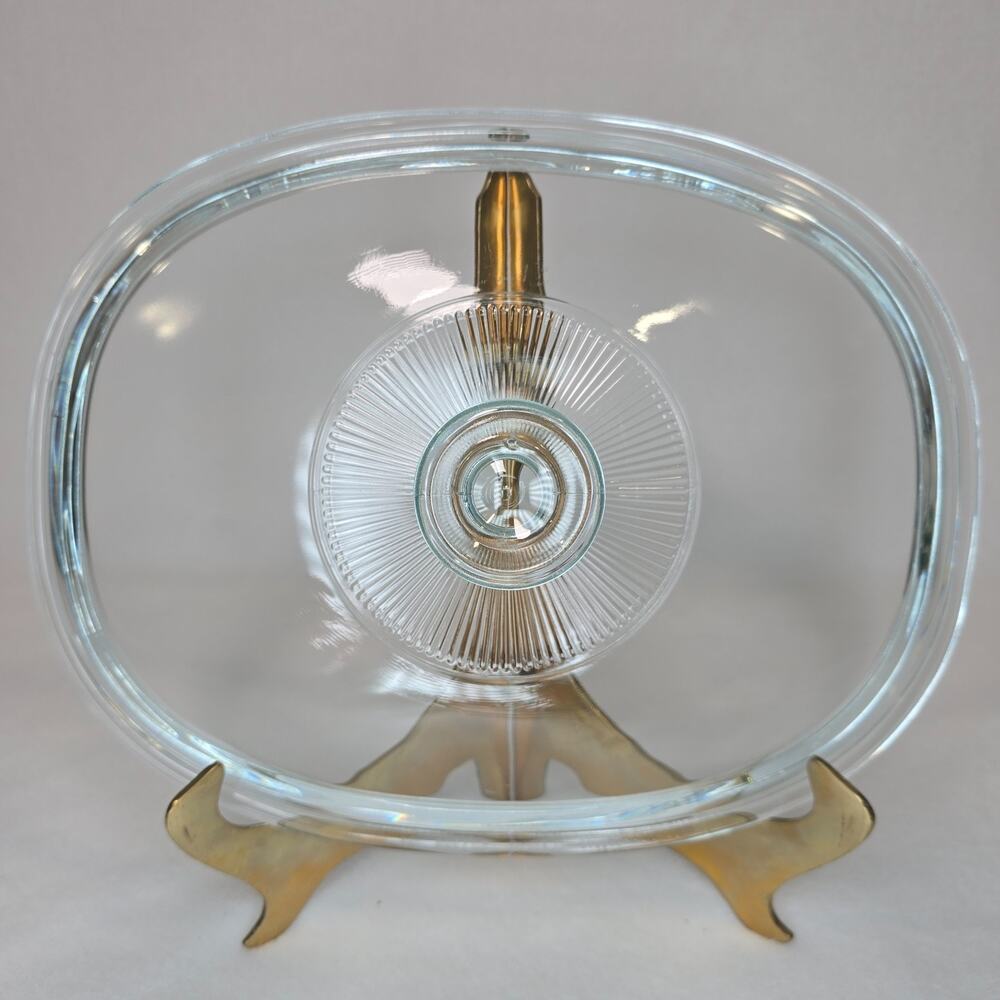Pyrex Clear Glass Oval Lid DC 1.5 C Replacement Cover Dutch Oven Casserole Dish